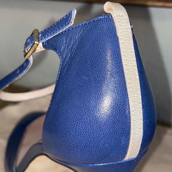 SJP Tanny Blue Mary Jane 4” Heels - Picture 6 of 16